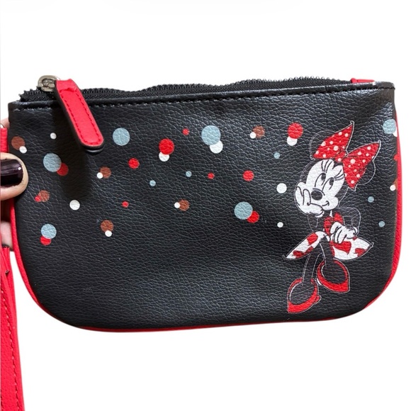 DISNEY MINNIE MOUSE Red & Black
Wristlet Zipper - Picture 2 of 12